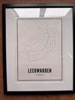 Poster Wijck in lijst: Leeuwarden centrum, Ophalen of Verzenden