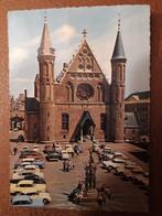 Den Haag, Ridderzaal, veel auto's ca. 1959, Verzamelen, Ophalen of Verzenden, 1940 tot 1960, Gelopen, Zuid-Holland