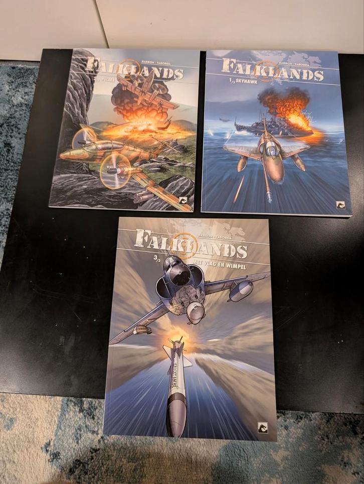 Falklands Complete Serie (3 delen) - Barron Taborda, Boeken, Stripboeken, Gelezen, Complete serie of reeks, Ophalen of Verzenden