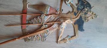 Wayang Kulit Populier - Indonesische Schaduwpop beschikbaar voor biedingen