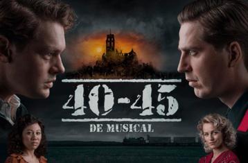 4 tickets voor musical 40-45 (14 sept) beschikbaar voor biedingen