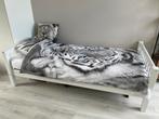 Bed Flexworld Ledikant Kris 90x200cm wit grenen, Ophalen, 85 tot 100 cm, Zo goed als nieuw, Matras