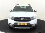 Dacia Sandero 0.9 TCe 90 PK SL Stepway Automaat | Navigatie, Auto's, Dacia, 898 cc, Stof, Euro 6, Wit