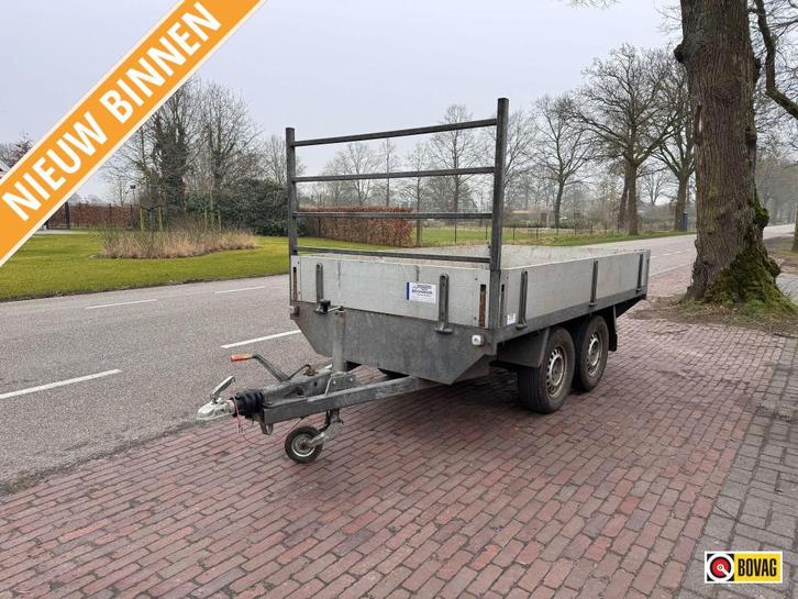 Anssems PSX plateauwagen 2000kg 280x150cm WZ-80-GS, Auto diversen, Aanhangers en Bagagewagens, Gebruikt