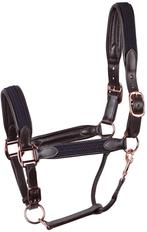 Harry’s horse halster braided Cob nieuw bruin navy, Ophalen of Verzenden, Nieuw, Overige soorten