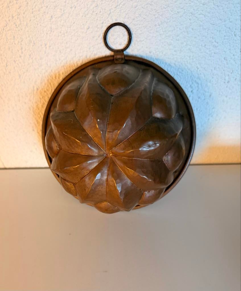 Koperen puddingvorm, Ophalen of Verzenden, Koper