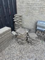 35 tegels 30x30 en bandjes - Gratis ophalen, Tuin en Terras, Tegels en Klinkers, Ophalen, Gebruikt, 10 m² of meer, Beton