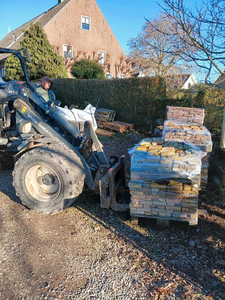 Partij gebikte stenen, nu heel goedkoop, moet weg., Doe-het-zelf en Verbouw, Metselstenen, Gebruikt, Bakstenen, Ophalen of Verzenden