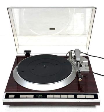 Denon DP45F Quartz DD serviced,prima staat,AT95E MM+garantie beschikbaar voor biedingen