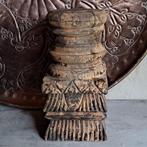 Landelijk kruikje houten kandelaar waxinehouder sober Etage3, ., Ophalen of Verzenden, Zo goed als nieuw, .