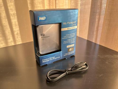 WD Passport Ultra 4TB | Metal Edition, Computers en Software, Harde schijven, Zo goed als nieuw, Extern, HDD, USB, Ophalen of Verzenden