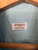 Borriello Napoli handmade shirt maat 41, BORRIELLO NAPOLI, Blauw, Ophalen of Verzenden, Zo goed als nieuw
