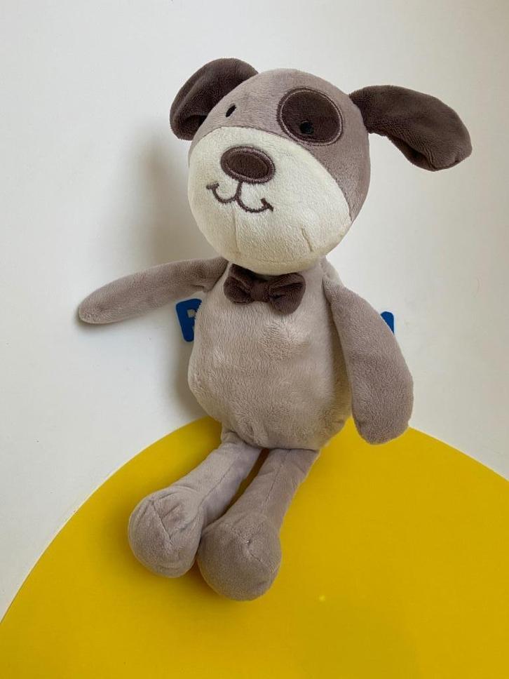 1933 Action hond grijs bruin, Kinderen en Baby's, Speelgoed | Knuffels en Pluche, Zo goed als nieuw, Overige typen, Ophalen of Verzenden