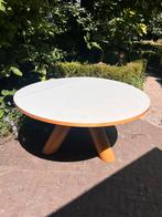 Tafel rond en deels inklapbaar, Huis en Inrichting, Tafels | Eettafels, Ophalen, Gebruikt, Rond, Vijf personen of meer