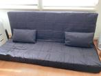 Mooie en stevige slaapbank, Ikea model Beddinge, Blauw, 140 cm, Zo goed als nieuw, Ophalen