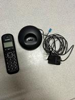 Vaste telefoon handset Panasonic kx-tgb210nl zwart, Ophalen of Verzenden, Zo goed als nieuw, 1 handset