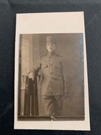 foto Militair Kepie snelfotografie foto op karton, Verzenden, Voor 1940, Zo goed als nieuw, Foto