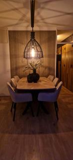 Schitterende en nieuwe eettafelset aangeboden, Huis en Inrichting, Tafels | Eettafels, Ophalen, Rechthoekig, 200 cm of meer, 50 tot 100 cm