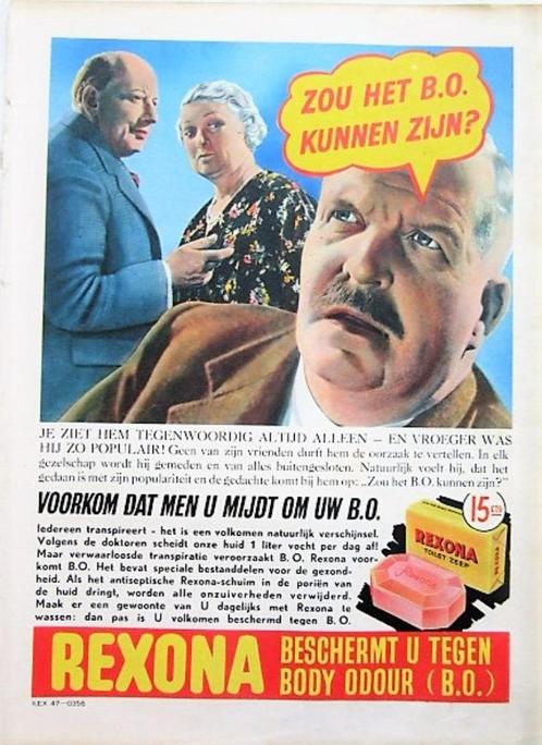 23 vintage advertenties reclames Rexona deo 1939-62 zeep, Verzamelen, Merken en Reclamevoorwerpen, Gebruikt, Verzenden