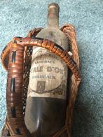 Zeer oude fles  wijn in mandje Perle d'Or Sauternes Bordeaux, Ophalen of Verzenden, Frankrijk, Overige typen, Vol