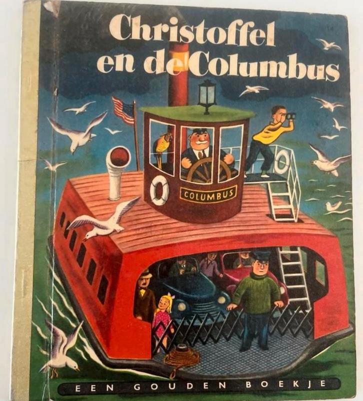 CHRISTOFFEL EN DE COLUMBUS EEN GOUDEN BOEKJE, Boeken, Kinderboeken | Jeugd | onder 10 jaar, Gelezen, Ophalen of Verzenden