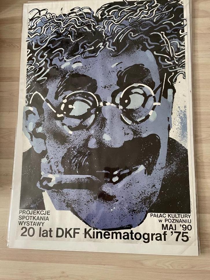 4 Poolse filmposters van o.a. Swierzy, Antiek en Kunst, Kunst | Schilderijen | Modern, Ophalen of Verzenden