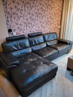 Gratis hoekbank leer, Ophalen, Gebruikt