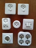 Oude stopcontacten en lichtschakelaars, Doe-het-zelf en Verbouw, Elektra en Kabels, Ophalen, Gebruikt, Schakelaar