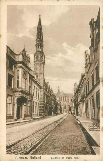 (301-221-041) Alkmaar Stadhuis en Groote Kerk beschikbaar voor biedingen