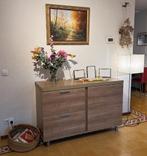 Dressoir / Kast – Hout 130cm, Ophalen, Zo goed als nieuw, 25 tot 50 cm, Met deur(en)