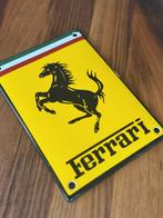 Ferrari emaille bord. (17x12cm), Ophalen of Verzenden, Zo goed als nieuw, Reclamebord