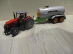 Siku Massey Ferguson 8280 met joskin tankwagen, Hobby en Vrije tijd, Modelauto's | 1:32, Ophalen of Verzenden, Gebruikt, Tractor of Landbouw