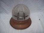 Plafondlamp bollamp Art Deco, Huis en Inrichting, Lampen | Plafondlampen, Ophalen of Verzenden, Glas