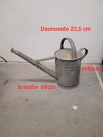 Vintage Brocante zinken gieter, Tuin en Terras, Gieters, Ophalen, Gebruikt