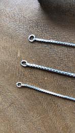 Echt zilver kettingen 44,5cm 1x, 42 cm 2x, Ophalen of Verzenden, Zo goed als nieuw, Zilver