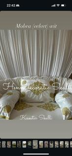 Henna deco mobra velvet wit, Ophalen of Verzenden, Zo goed als nieuw, Wit, Accessoires