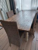 Eethoek met 6 stoelen., Huis en Inrichting, Complete eetkamers, Ophalen, Gebruikt, 4 tot 6 stoelen