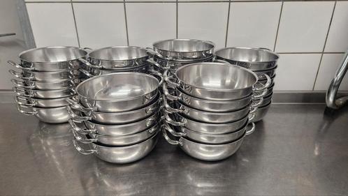 Alessi RVS kookschaal/serveerschaal/soepkom., Huis en Inrichting, Keuken | Potten en Pannen, Gebruikt, Rvs, Ophalen of Verzenden