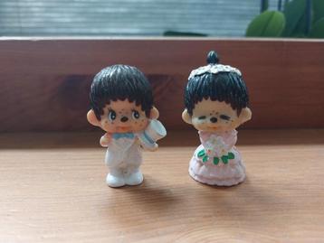 Monchhichi poppetjes bruidspaar bruid en bruidegom beschikbaar voor biedingen
