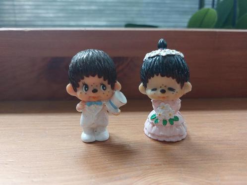 Monchhichi poppetjes bruidspaar bruid en bruidegom, Verzamelen, Poppetjes en Figuurtjes, Ophalen of Verzenden