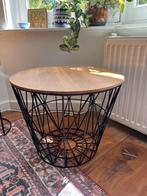 Ferm Living bijzettafel/basket, Ophalen, Minder dan 55 cm, Gebruikt, Rond