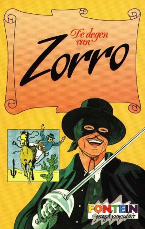 Zorro 3 -  Johnston McCulley - Fontein  De degen van Zorro, Boeken, Kinderboeken | Jeugd | 10 tot 12 jaar, Gelezen, Verzenden