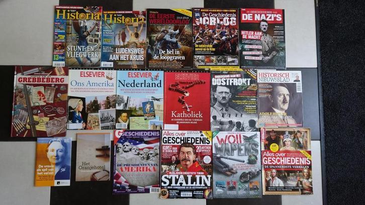 Geschiedenis: Historia - WOII - Elsevier - Grebbeberg etc, Boeken, Tijdschriften en Kranten, Gelezen, Overige typen, Ophalen