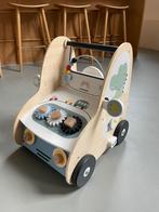 Vertbaudet houten loopwagen, incl. instelbare rem, Kinderen en Baby's, Speelgoed | Houten speelgoed, Ophalen, Gebruikt