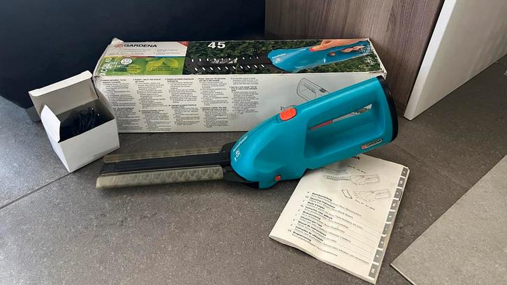 Gardena Accu Buxusschaar, Tuin en Terras, Heggenscharen, Zo goed als nieuw, Accu, Ophalen of Verzenden