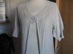 sandwich ecru lang vest  maat L katoen, Kleding | Dames, Beige, Maat 42/44 (L), Ophalen of Verzenden, Zo goed als nieuw