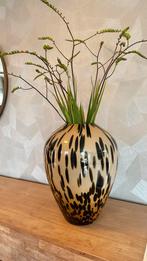 Vaas design panter, Huis en Inrichting, Ophalen of Verzenden, Glas, Minder dan 50 cm