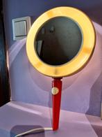 Retro vintage spiegel met verlichting, Ophalen, Minder dan 50 cm, Zo goed als nieuw, Minder dan 100 cm