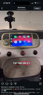 FIAT 500 1.4 Turbo Sport - APK 2026 - motorstoring, Auto diversen, Autoradio's, Ophalen, Gebruikt