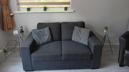 2 Glazen bijzettafels – modern design, Huis en Inrichting, Tafels | Bijzettafels, Zo goed als nieuw, Rond, 45 tot 60 cm, Minder dan 55 cm